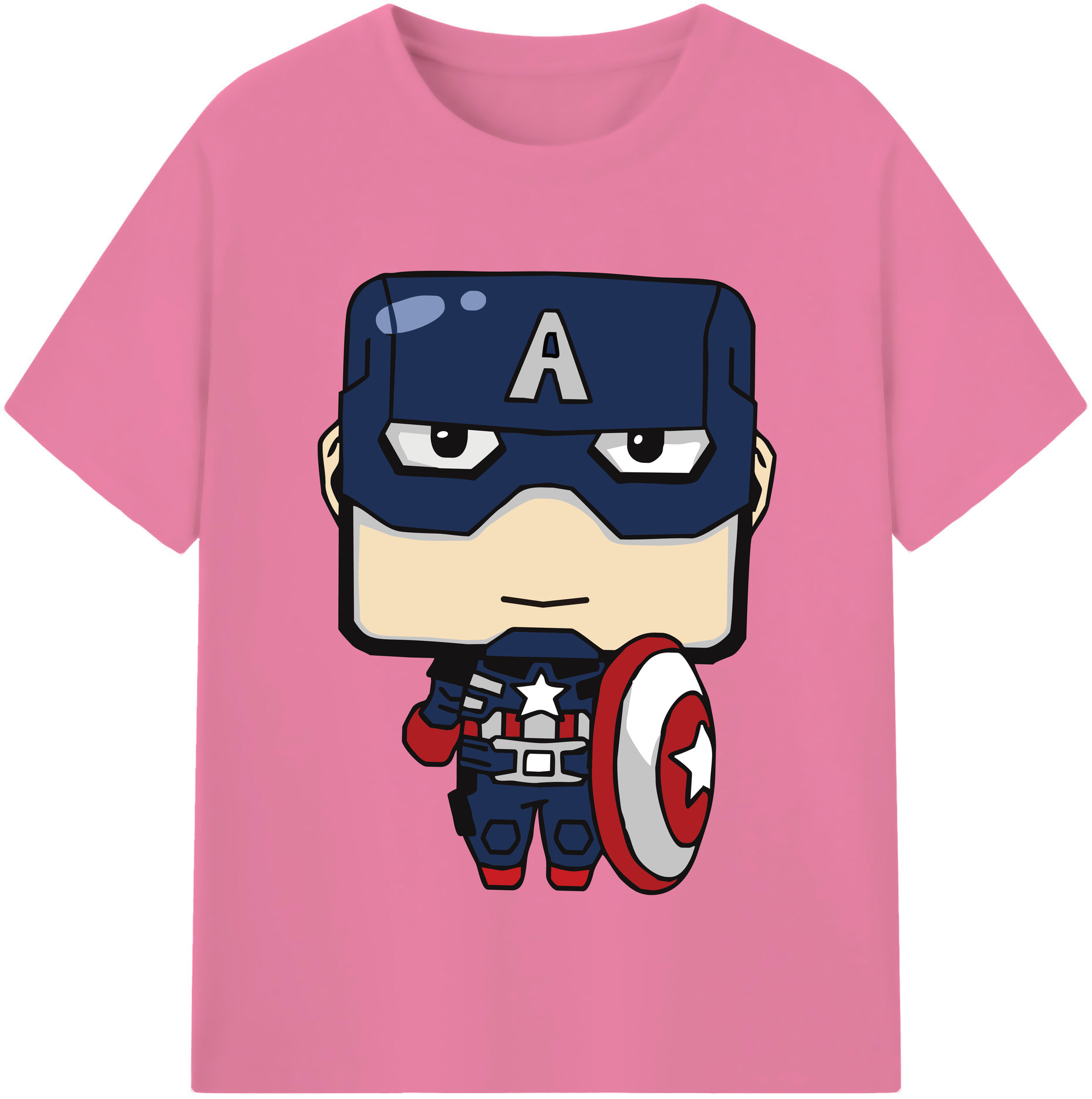 （画像用） アベンジャーズ The Avengers 綿100％半袖Tシャツ（フロントプリント）